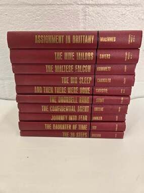 Great Mystery Books 10 Volume Set Franklin Library Classic Mystery Hardcover
